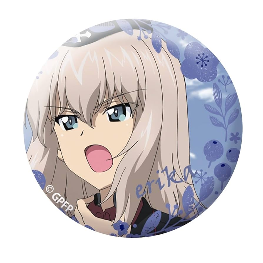 ガールズ&パンツァー 最終章 オリジナル缶バッジ 逸見エリカ Amazon.co.jp: ガールズ＆パンツァー 最終章「逸見エリカ」缶
